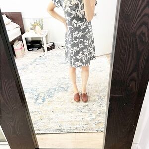 👗Floral short-sleeved dress